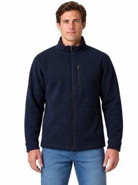 32 Degrees Men’s Full Zip Jacket Fleece Sherpa